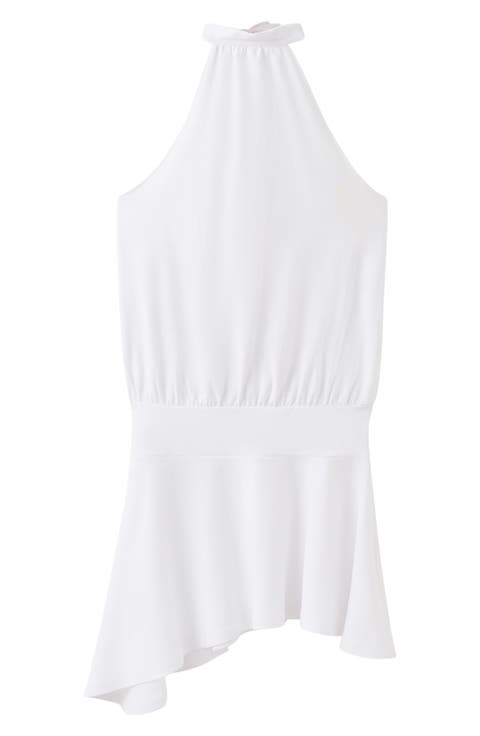 Asymmetric Sleeveless Minidress