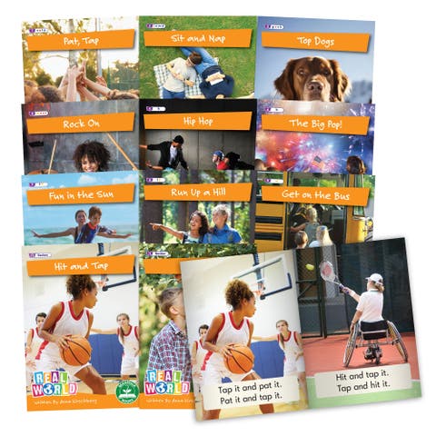Real World Phase 2 Hilo Decodable Books, 6 Set