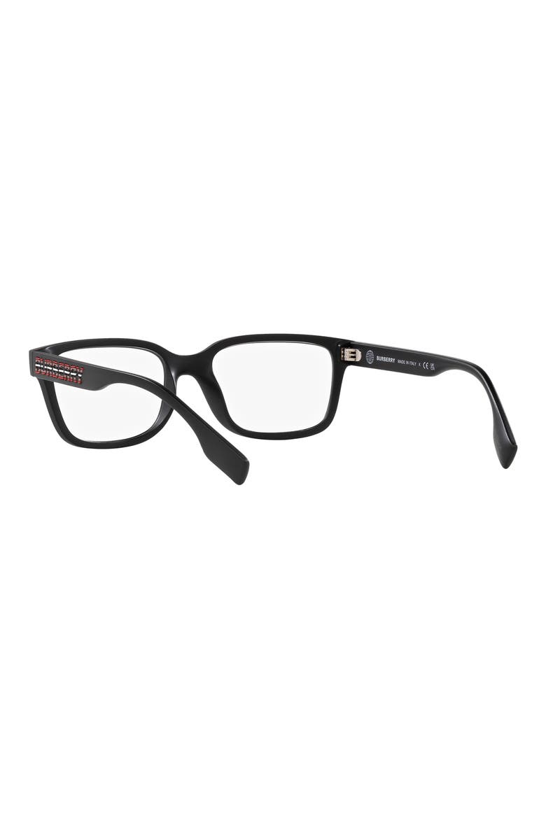 Charlie 55mm Square Optical Glasses, Alternate, color, MATTE BLACK