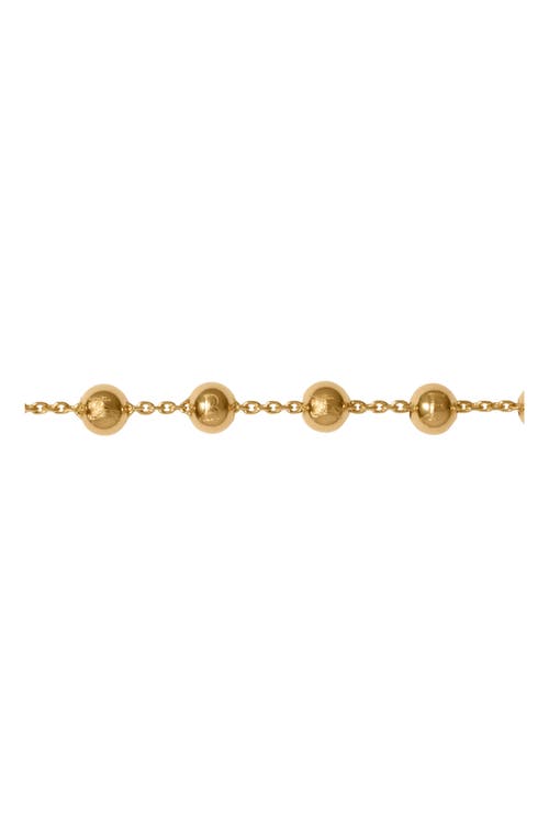 Burberry Ekd Sphere Bracelet In Gold