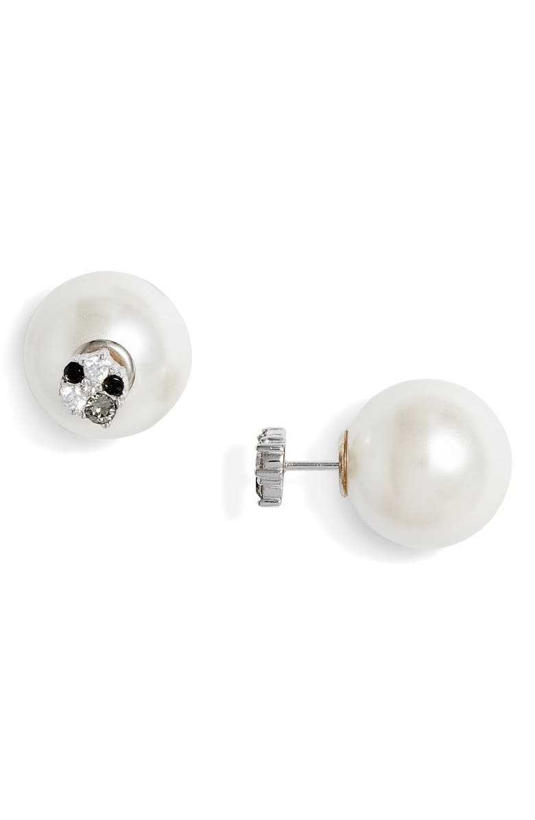Olivia Burton Swarovski Crystal & Imitation Pearl Stud Earrings, Main, color, 