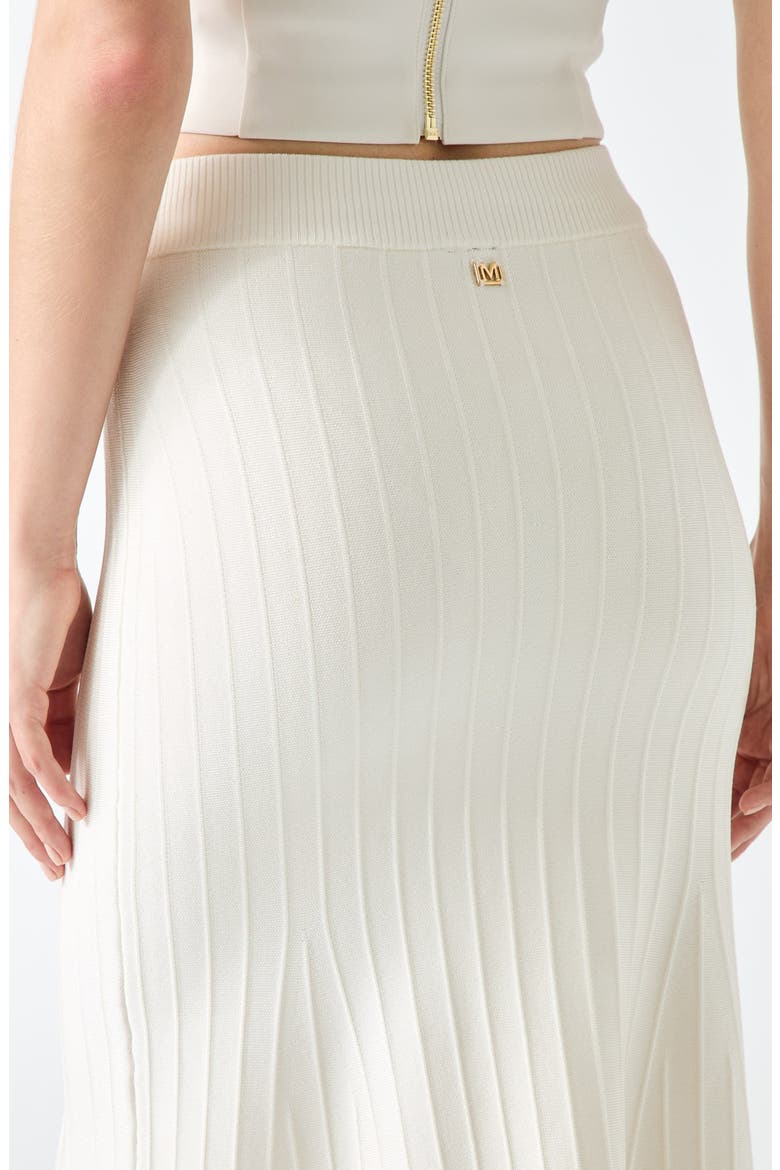 Kaeda Knit Side Slit Skirt, Alternate, color, OPEN WHITE