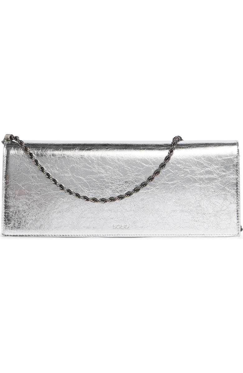 BCBG East/West Clutch, Alternate, color, Silver
