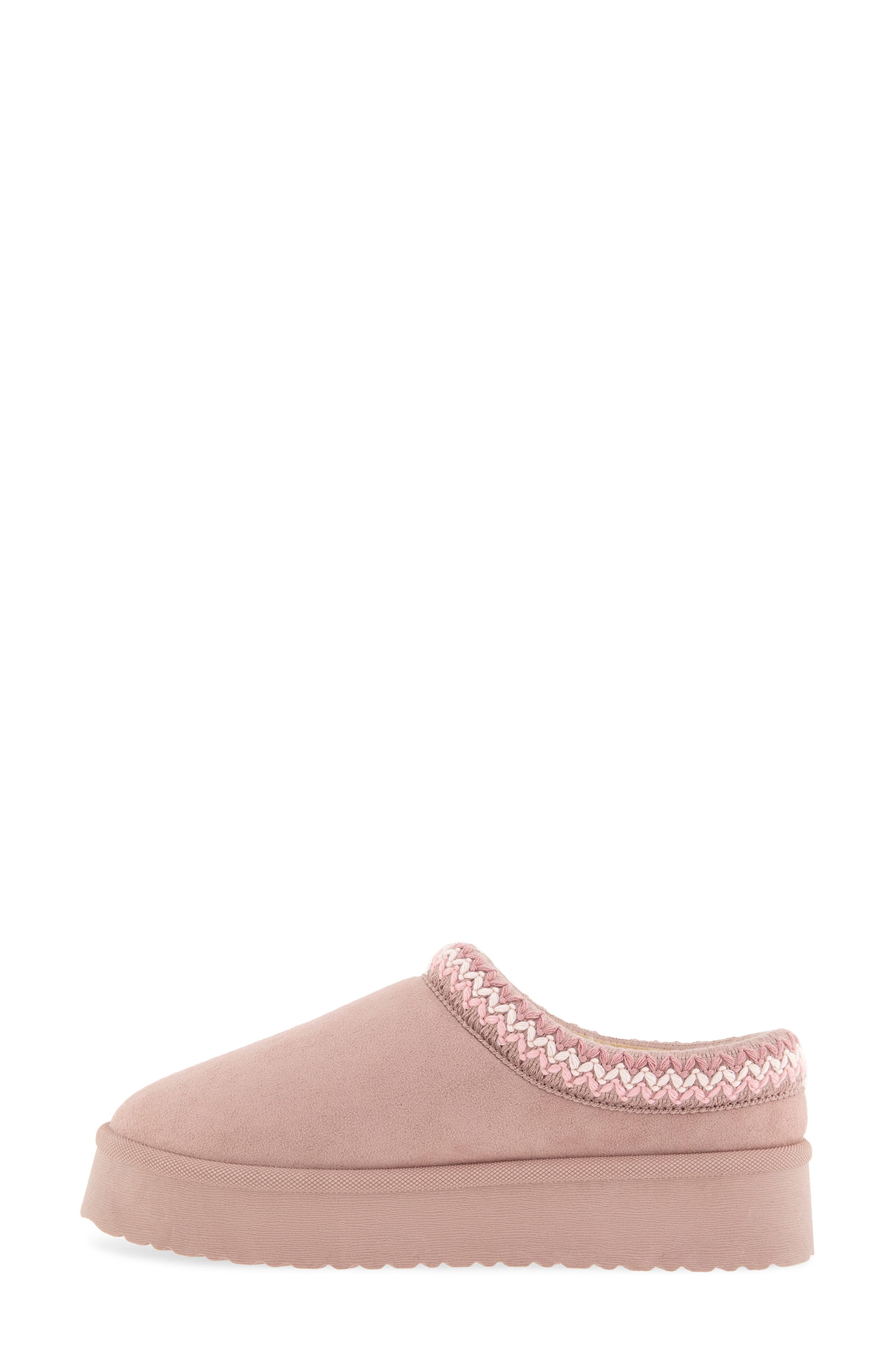 UNIONBAY Jade Platform Clog Slipper, Alternate, color, Dusty Pink
