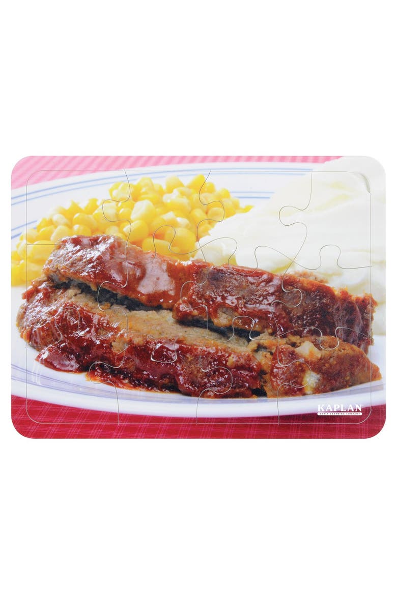 12-Piece Cultural Food Puzzles with Real Images - Set of 6, Alternate, color, Multicolor
