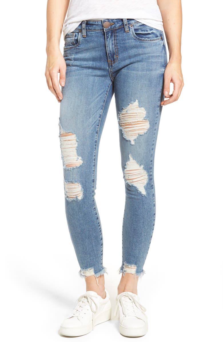 STS Blue Harper Ripped Ankle Skinny Jeans, Main, color,
