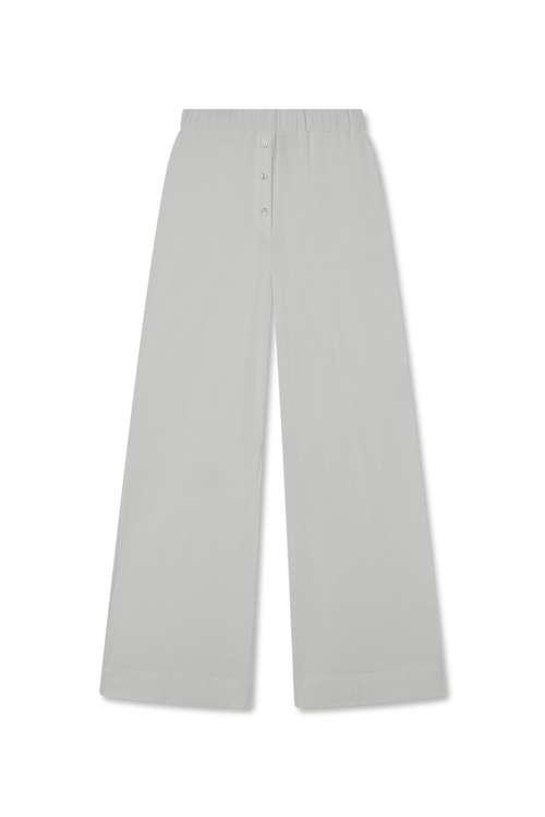 Vir Vita Pointelle Lounge Pant In White