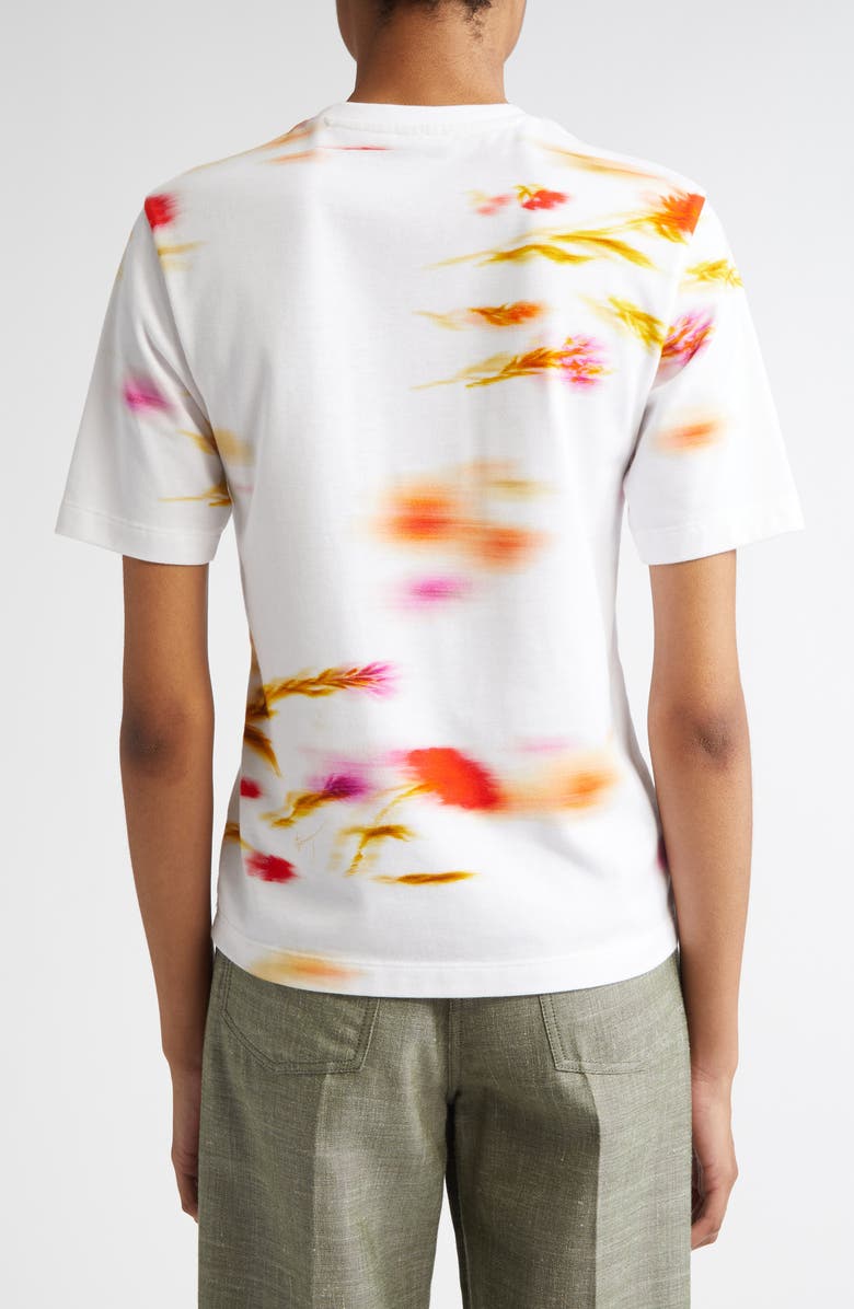 FERRAGAMO Blossom Print Cotton T-Shirt, Alternate, color, 