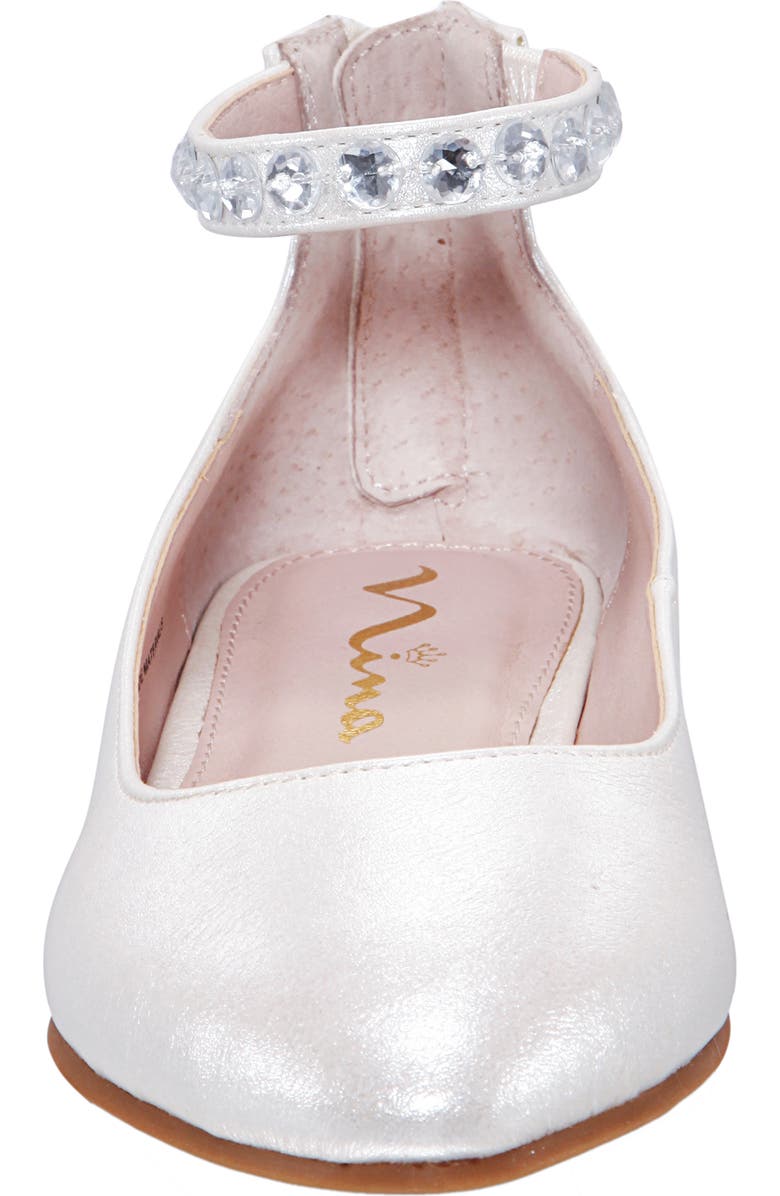 Nina Mimi Crystal Strap Ballet Flat, Alternate, color,