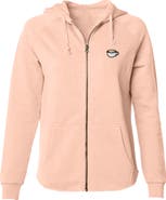 Dalix Cappuccino Zip Fleece Hoodie