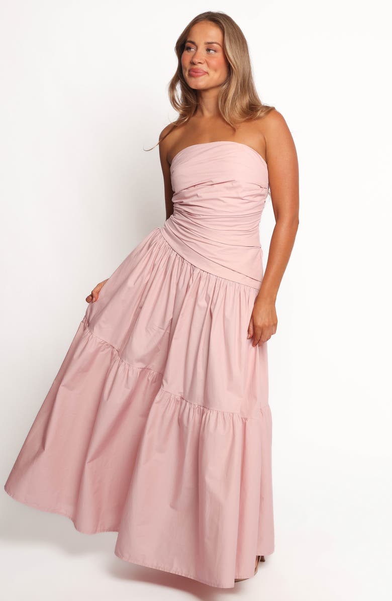 Petal & Pup Blanche Strapless Maxi Dress, Alternate, color, Orchid