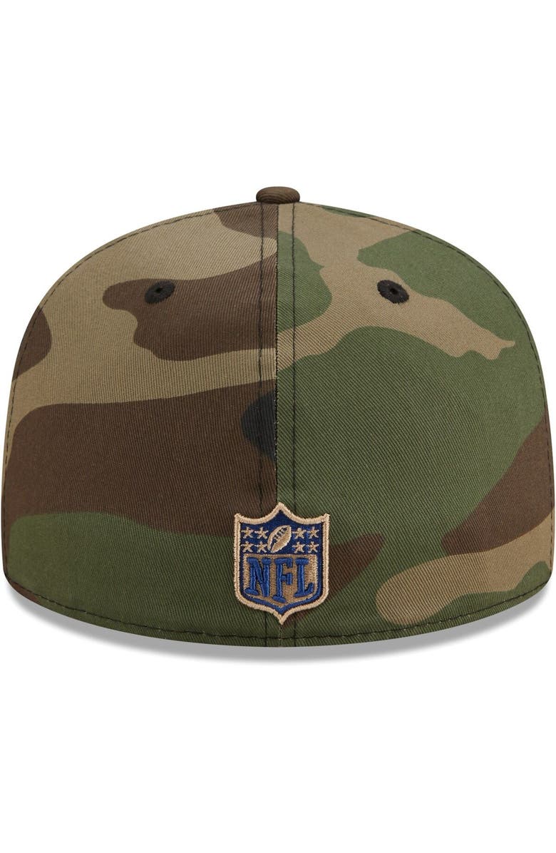 New Era Men's New Era Camo Indianapolis Colts Woodland 59FIFTY Fitted Hat, Alternate, color, 