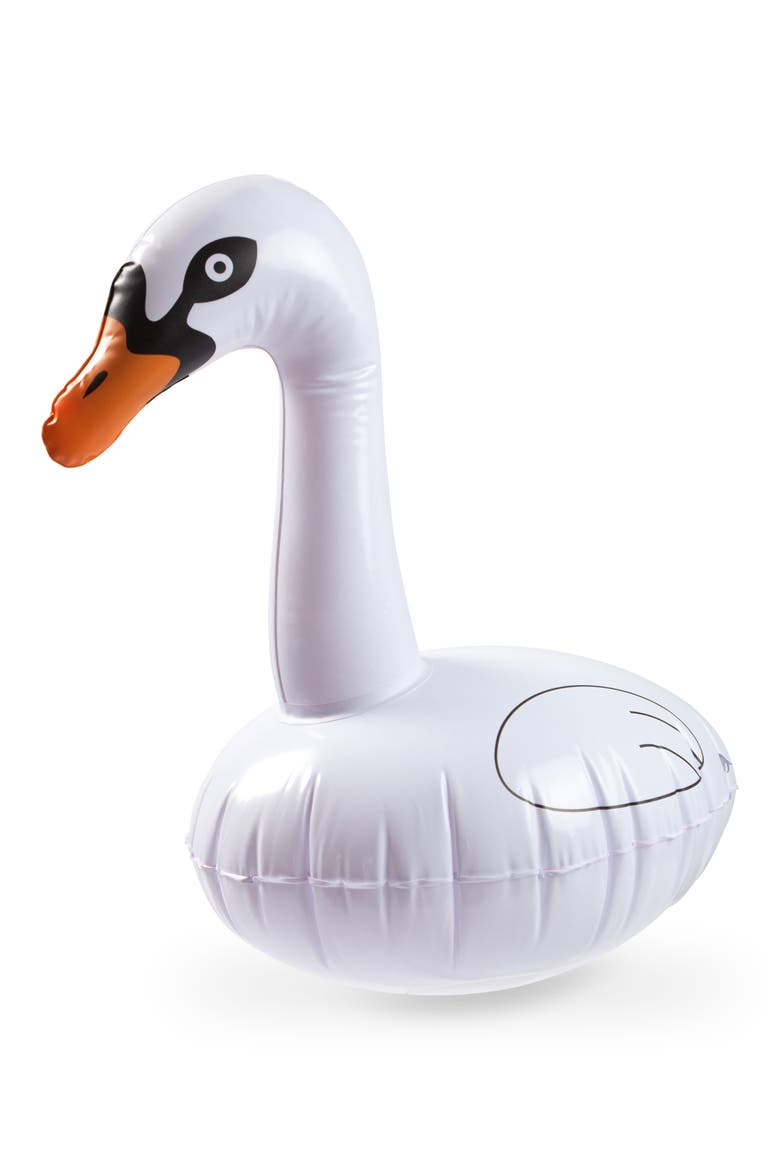 Solar Inflatable LED Swan, Main, color, MULTI