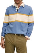 Brooks Brothers Long Sleeve Non-Iron Twill Rugby Polo