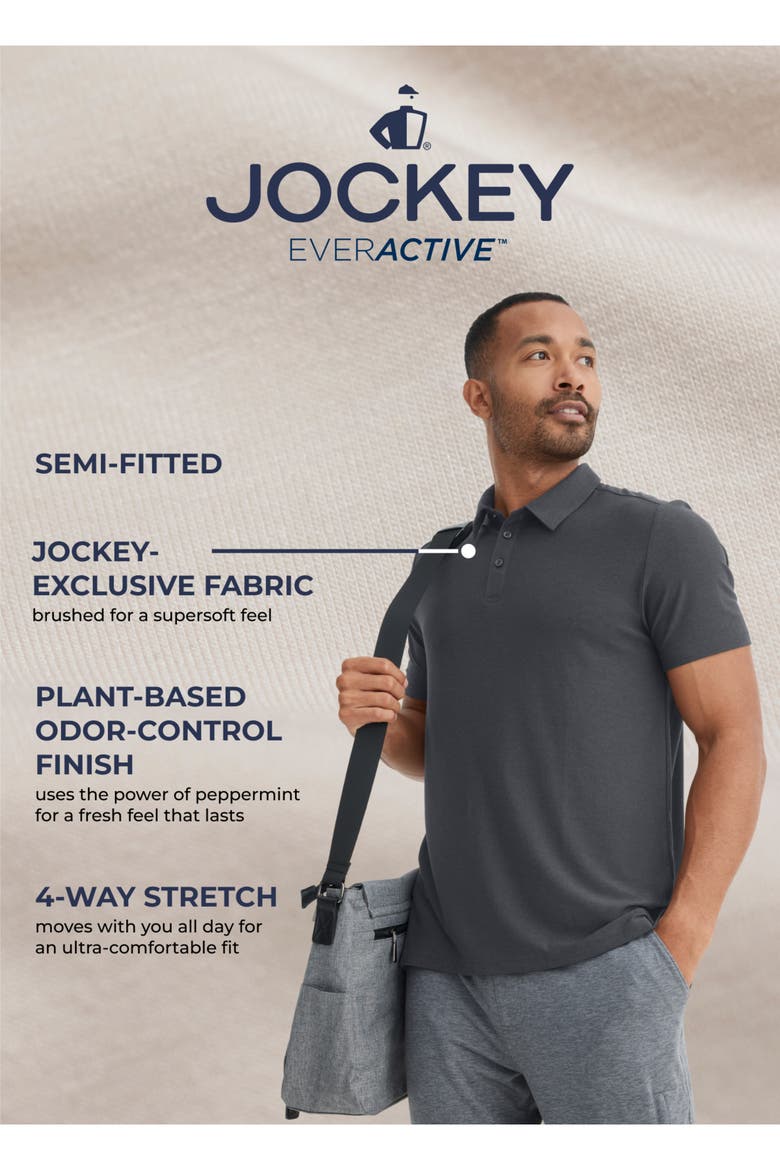 Mens EverActive Polo, Alternate, color, Dusty Mauve