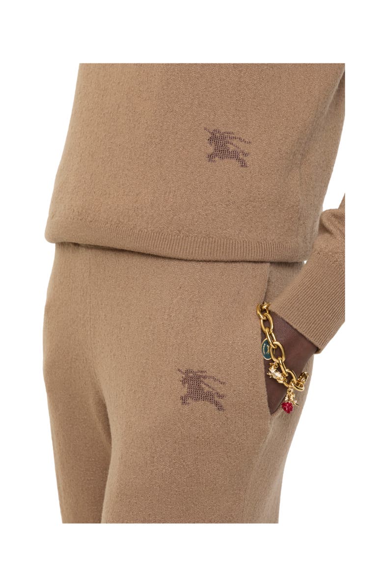 Burberry Wool Blend Track Pants, Alternate, color, Camel