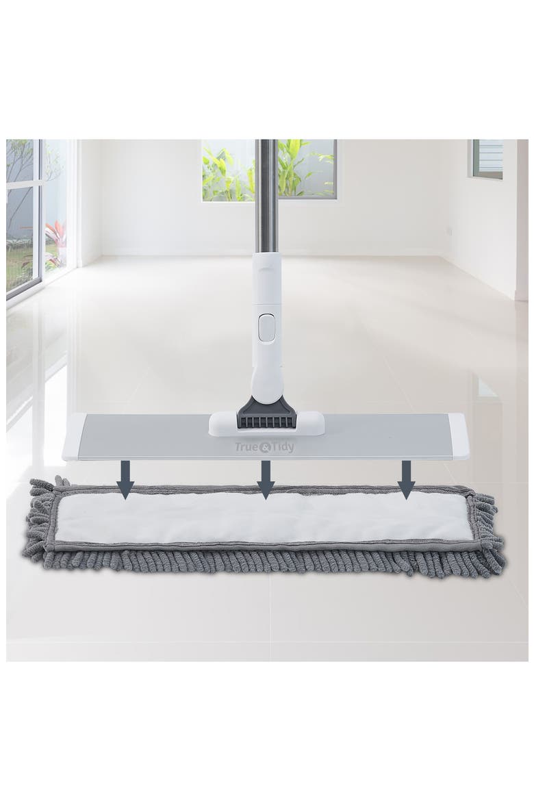 Heavy Duty Wet & Dry Sweeper Mop, Alternate, color, SILVER/ GRAY