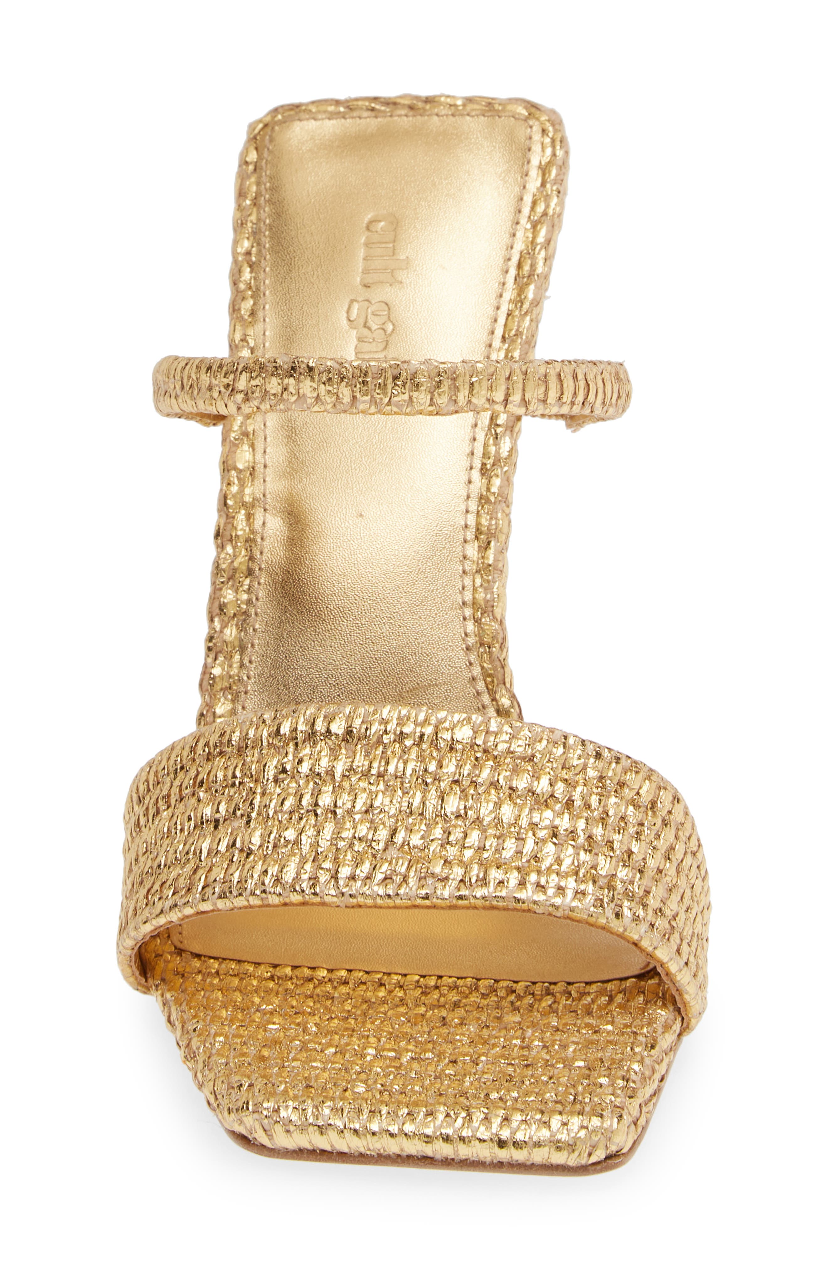 Cult Gaia Rene Metallic Sandal, Alternate, color, 