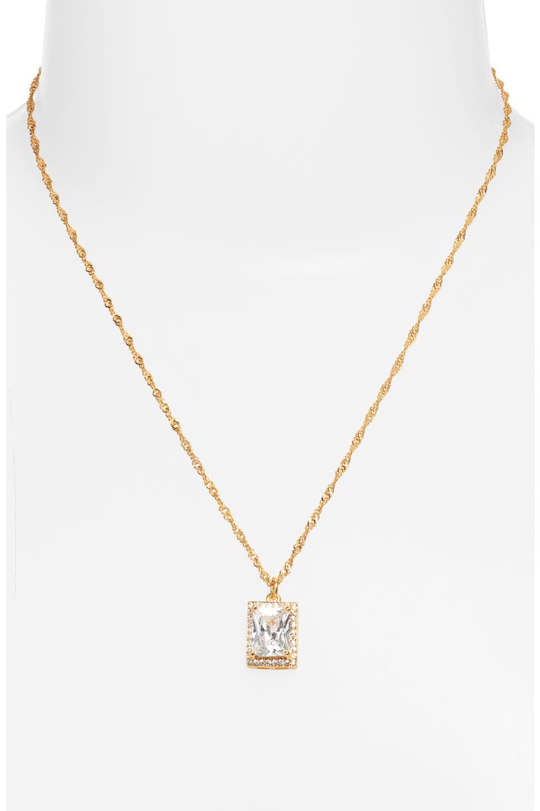 The Vixen Pendant Necklace, Alternate, color, CLEAR