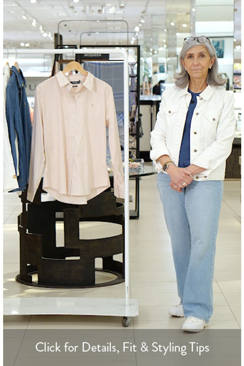 Stripe Stretch Cotton Button-Up Shirt video