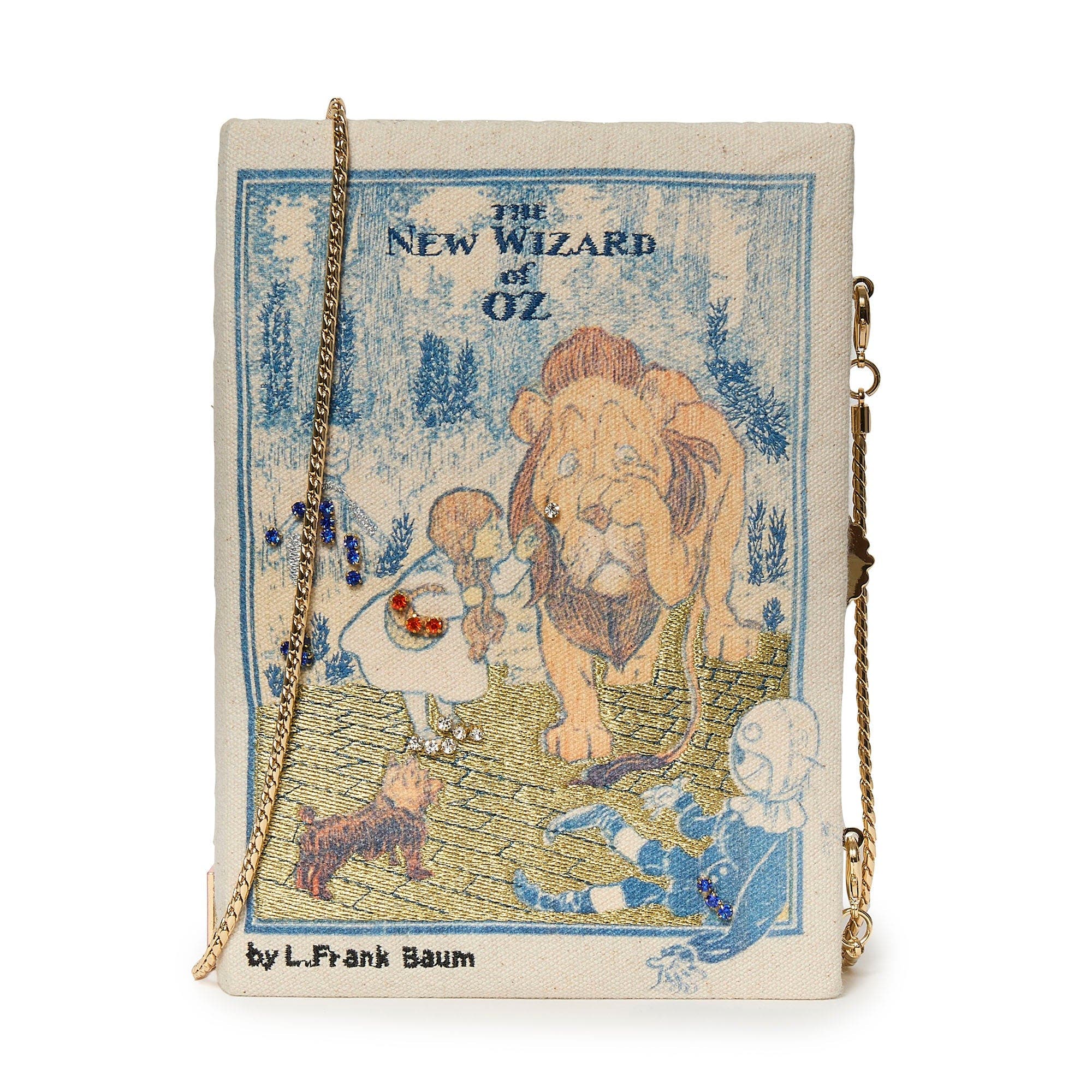 Lele Sadoughi The New Wizard Of Oz Book Clutch, Alternate, color, Yellow Brick
