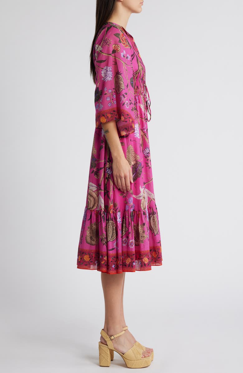 KOBI HALPERIN Reese Cotton Dress, Alternate, color, Pink Multi