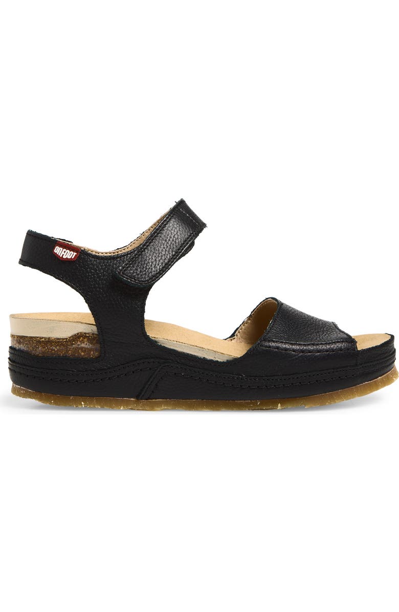 On Foot Cynara Platform Sandal, Alternate, color, Black