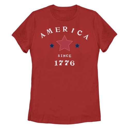 Lost Gods Fourth Of July American Since 1776  Graphic T-shirt In Red