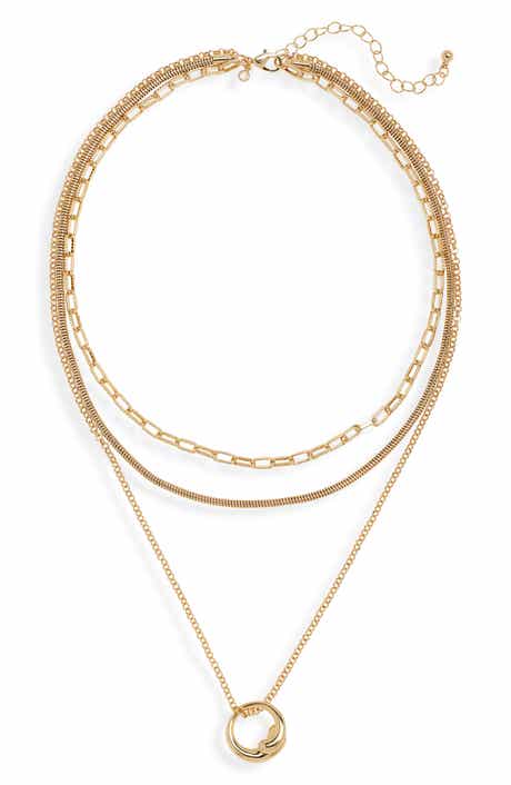 NORDSTROM RACK Layered Chain Necklace
