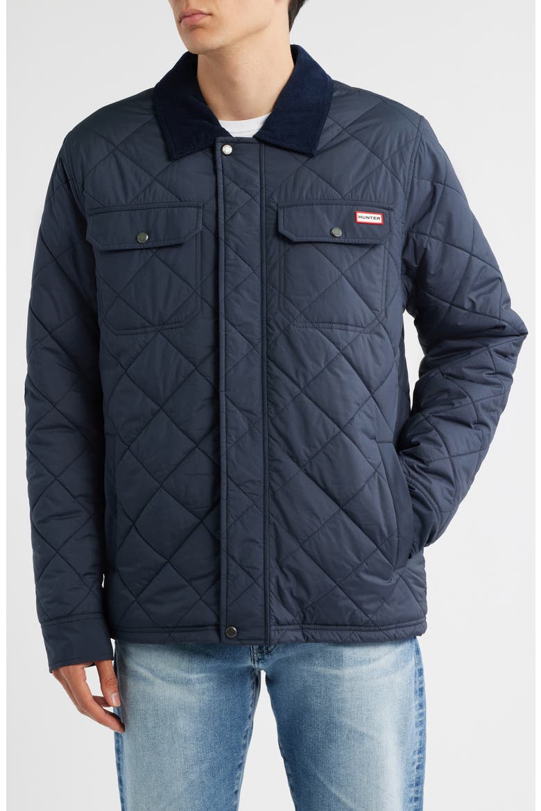 Bell Quilted Barn Jacket, Alternate, color, NAVAL ACADEMY