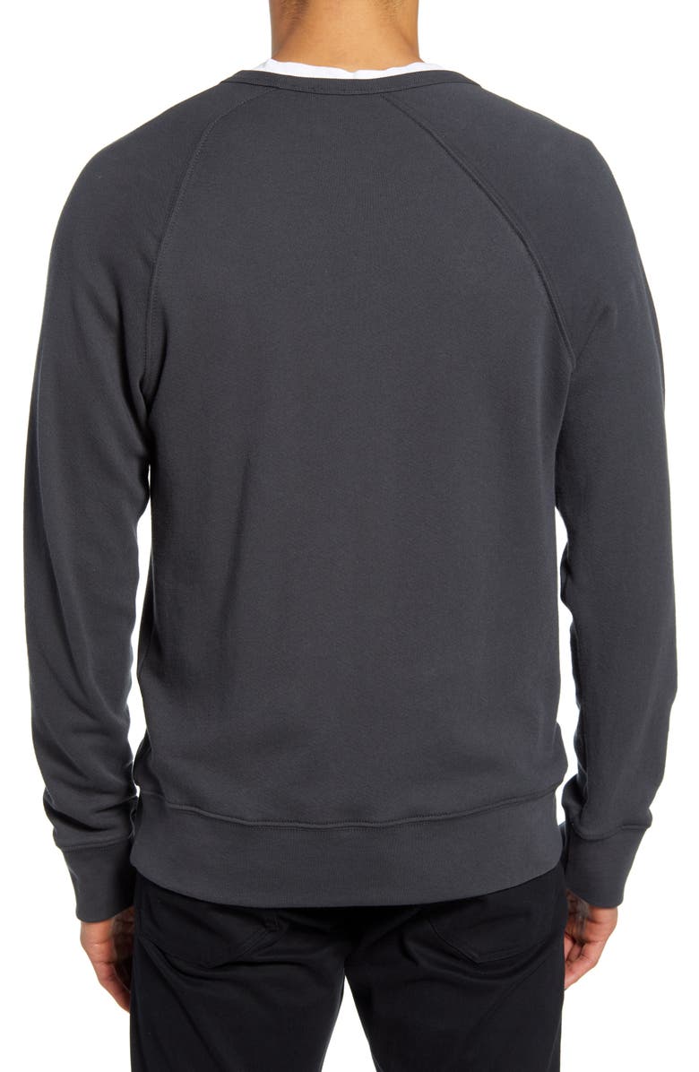 Vince Regular Fit Garment Dye Crewneck Sweatshirt, Alternate, color,