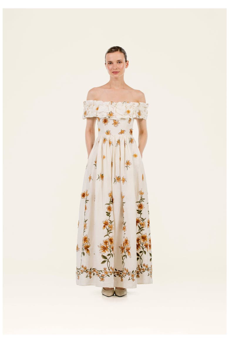 Espliego Promesa Maxi Dress, Alternate, color, Multicolor