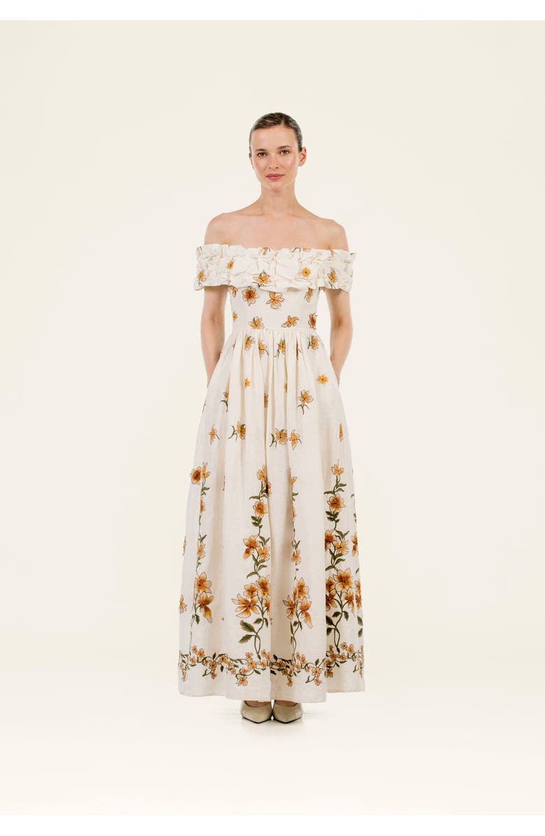 Agua by Agua Bendita Espliego Promesa Maxi Dress, Alternate, color, Multicolor