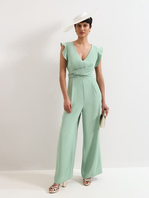Ayla V-Neck Wide Leg Jumpsuit