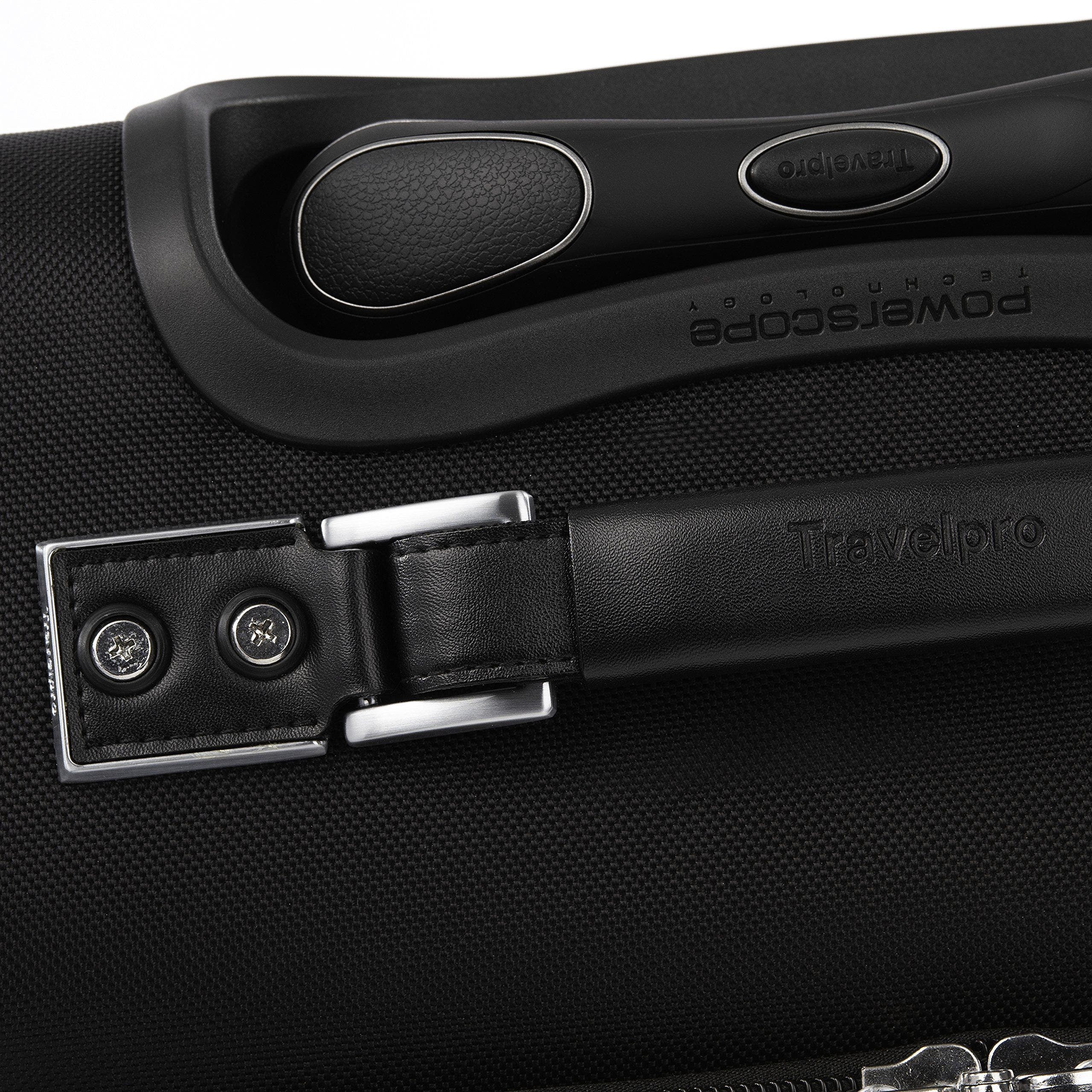 TRAVELPRO Platinum Elite Softside Expandable Carry-On 19-Inch Luggage, Alternate, color, Shadow Black