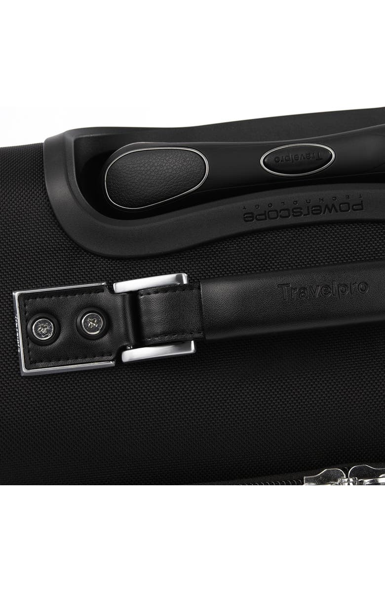 TRAVELPRO Platinum Elite Softside Expandable Carry-On 19-Inch Luggage, Alternate, color, Shadow Black