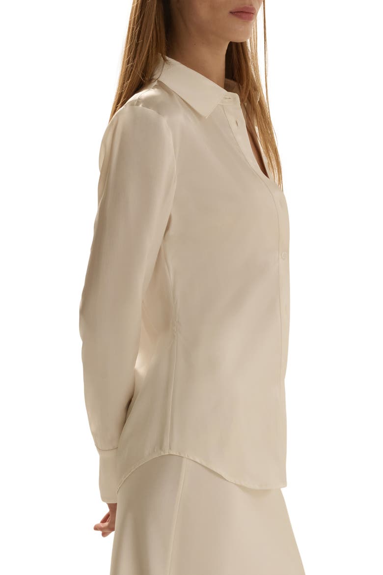 The Bailey Silk Blend Shirt, Alternate, color, IVORY