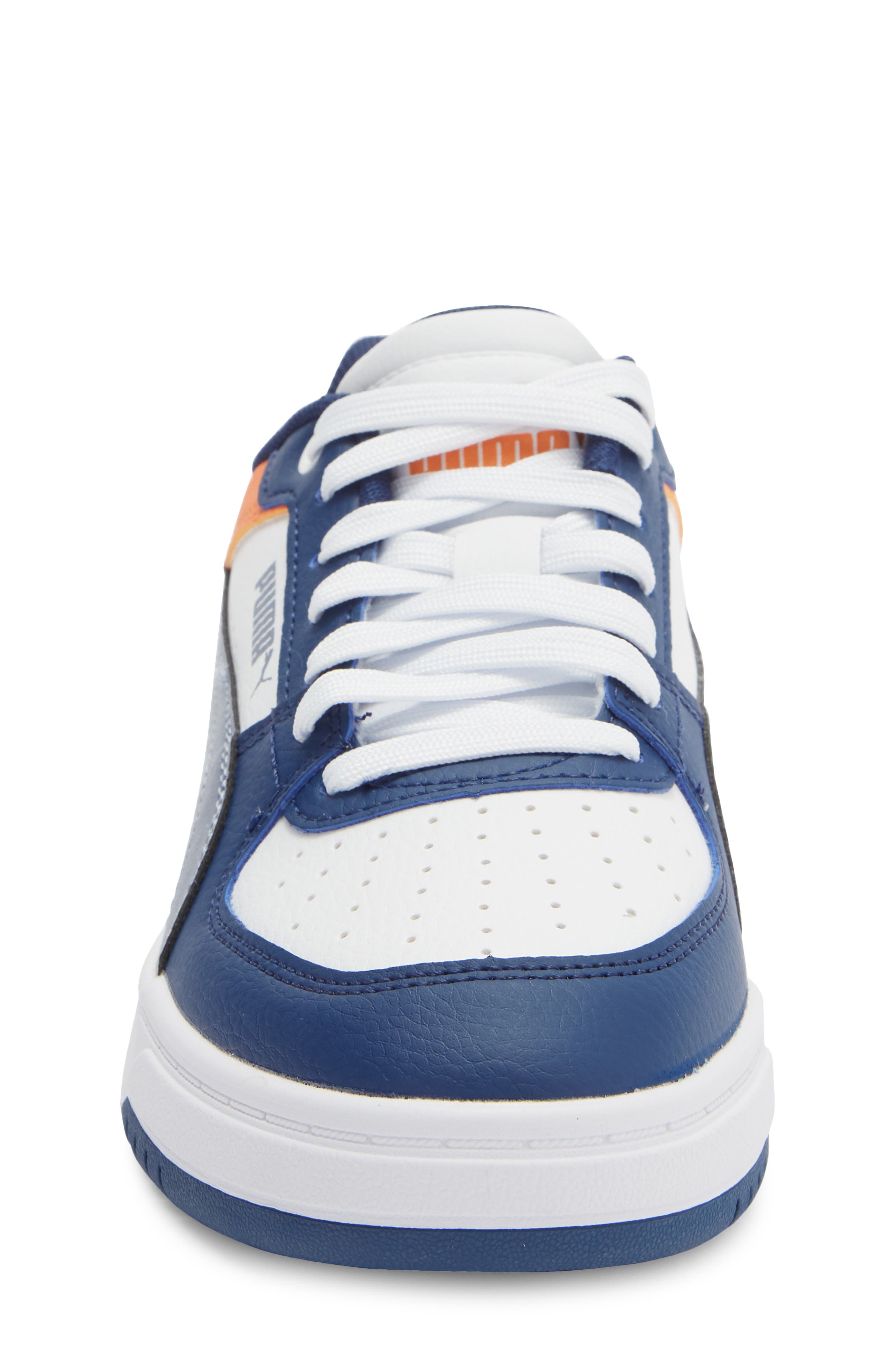 PUMA Kids' Caven III Block Sneaker, Alternate, color, Blue Jewel/ Gray Sky/ White
