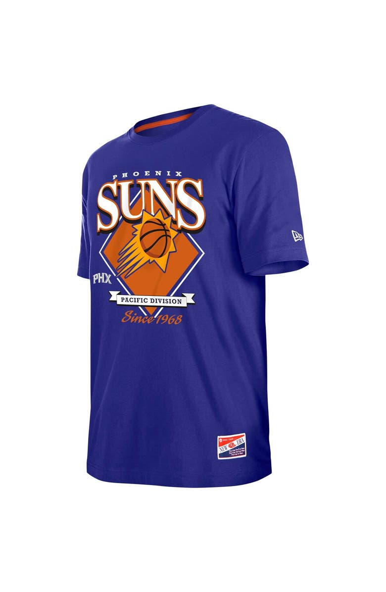 New Era Men's New Era Purple Phoenix Suns Throwback T-Shirt, Alternate, color, Purple