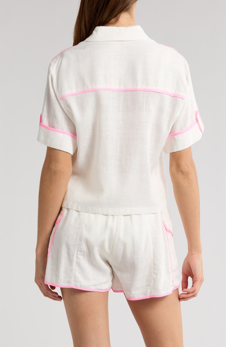 Kulani Kinis Crop Cover-Up Shirt, Alternate, color, 