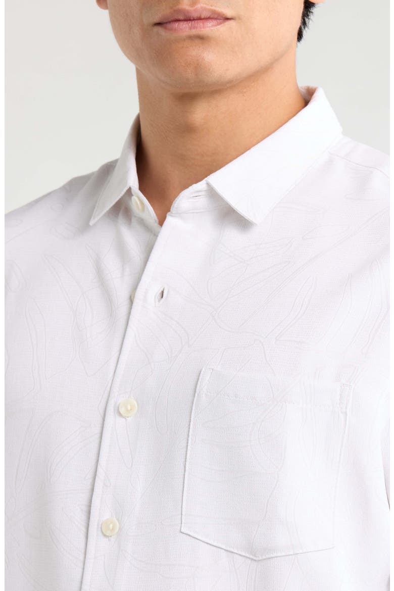 Electric Fern Short Sleeve Shirt, Alternate, color, SHELL