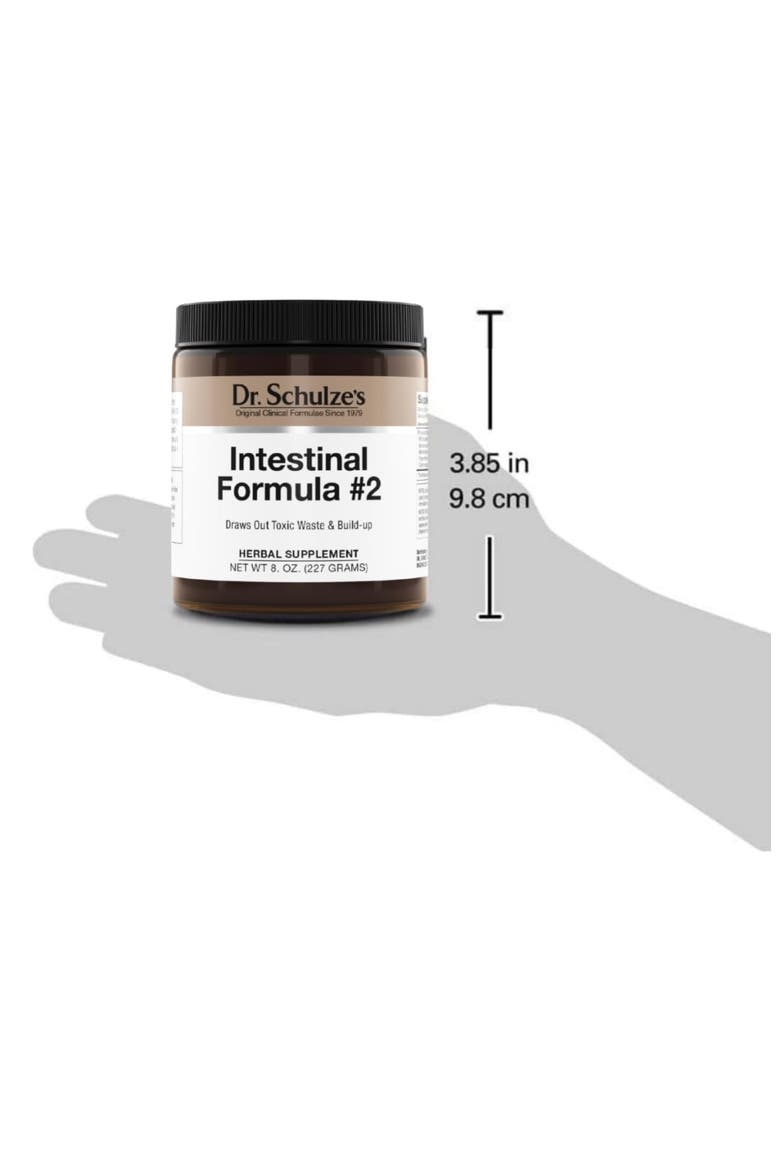 Intestinal Formula #2 Cleansing Supplement for Colon Health Support and Daily Elimination, Plant-Based Herbal Supplement, Gluten-Free, Alternate, color, Brown