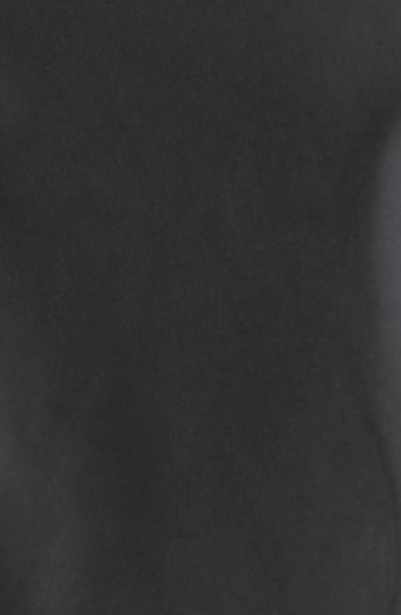 Burberry Check Trim Nylon Parka, Alternate, color, Black