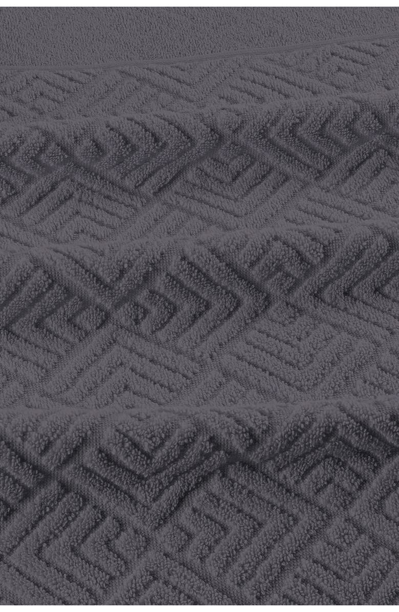 Modern Threads Jacquard Turkish Made 6-Piece Towel Set - Mineral, Alternate, color,