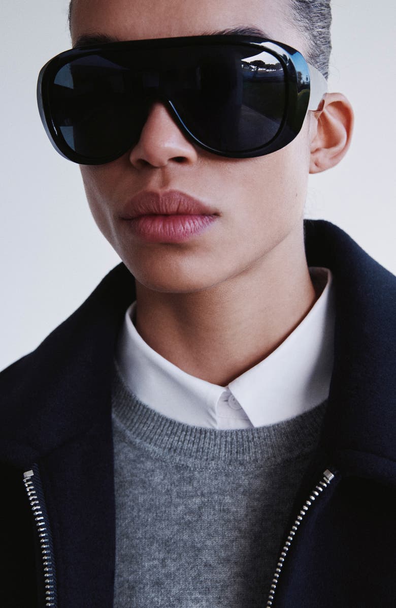 MANGO Wool Blend Jacket, Alternate, color, Navy