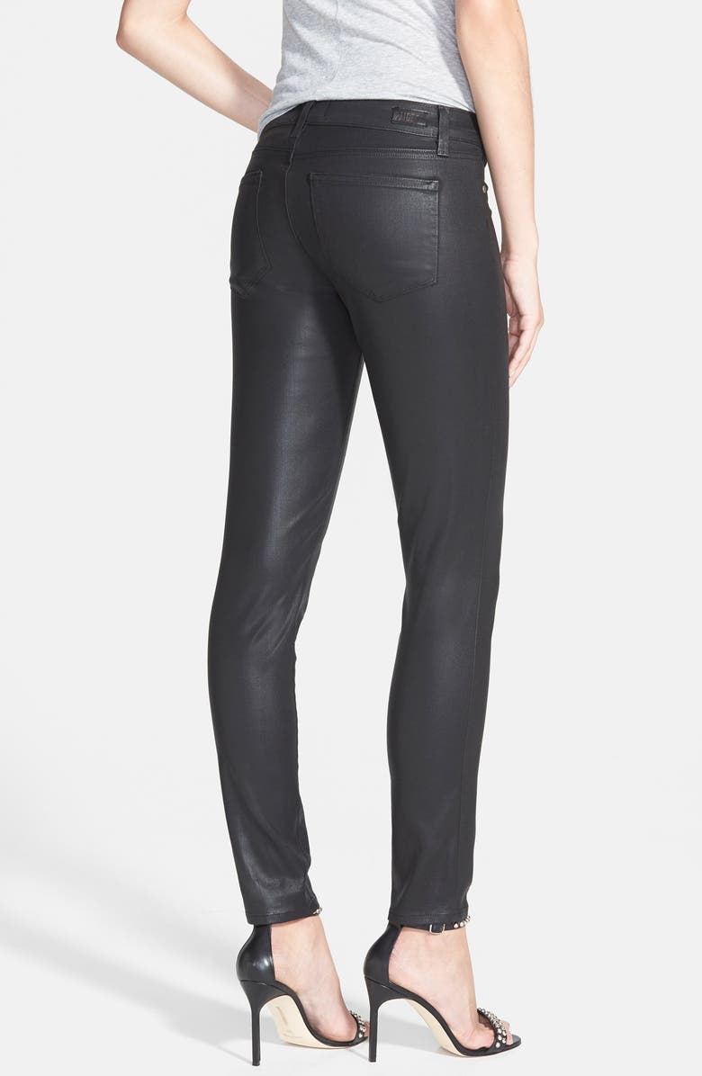 PAIGE 'Verdugo' Coated Ultra Skinny Ankle Jeans, Alternate, color,