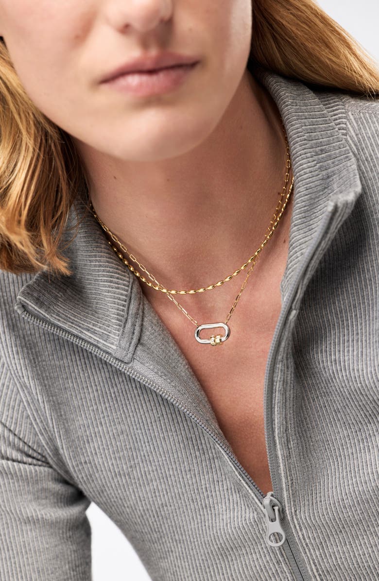 Ana Luisa Cyrus Pendant Necklace, Alternate, color, Gold / Silver