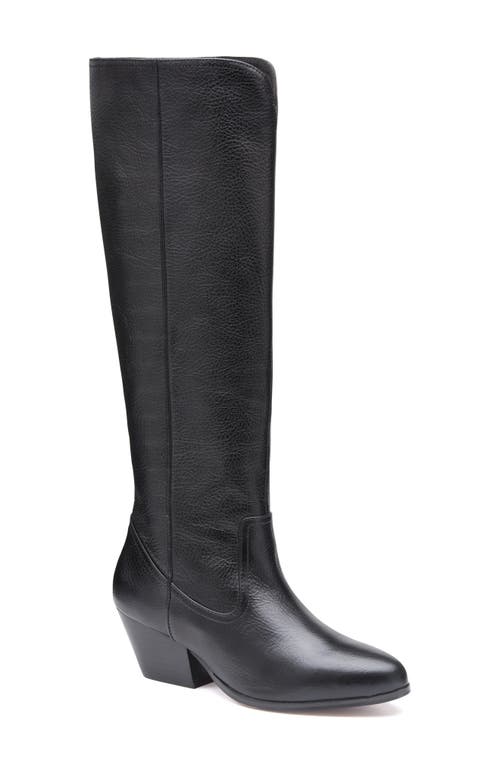 Johnston & Murphy Tristen Knee High Boot In Black