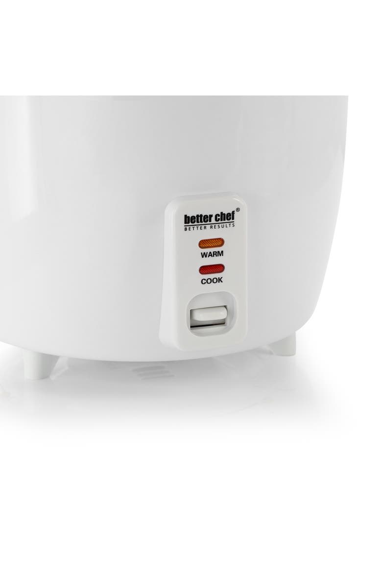 10 Cup Ceramic Bowl Rice Cooker with Steamer Attachment, Alternate, color, White