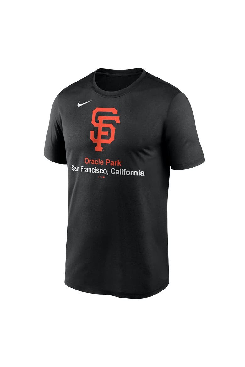 Men's Nike Black San Francisco Giants Stadium Legend Performance T-Shirt, Alternate, color, Black
